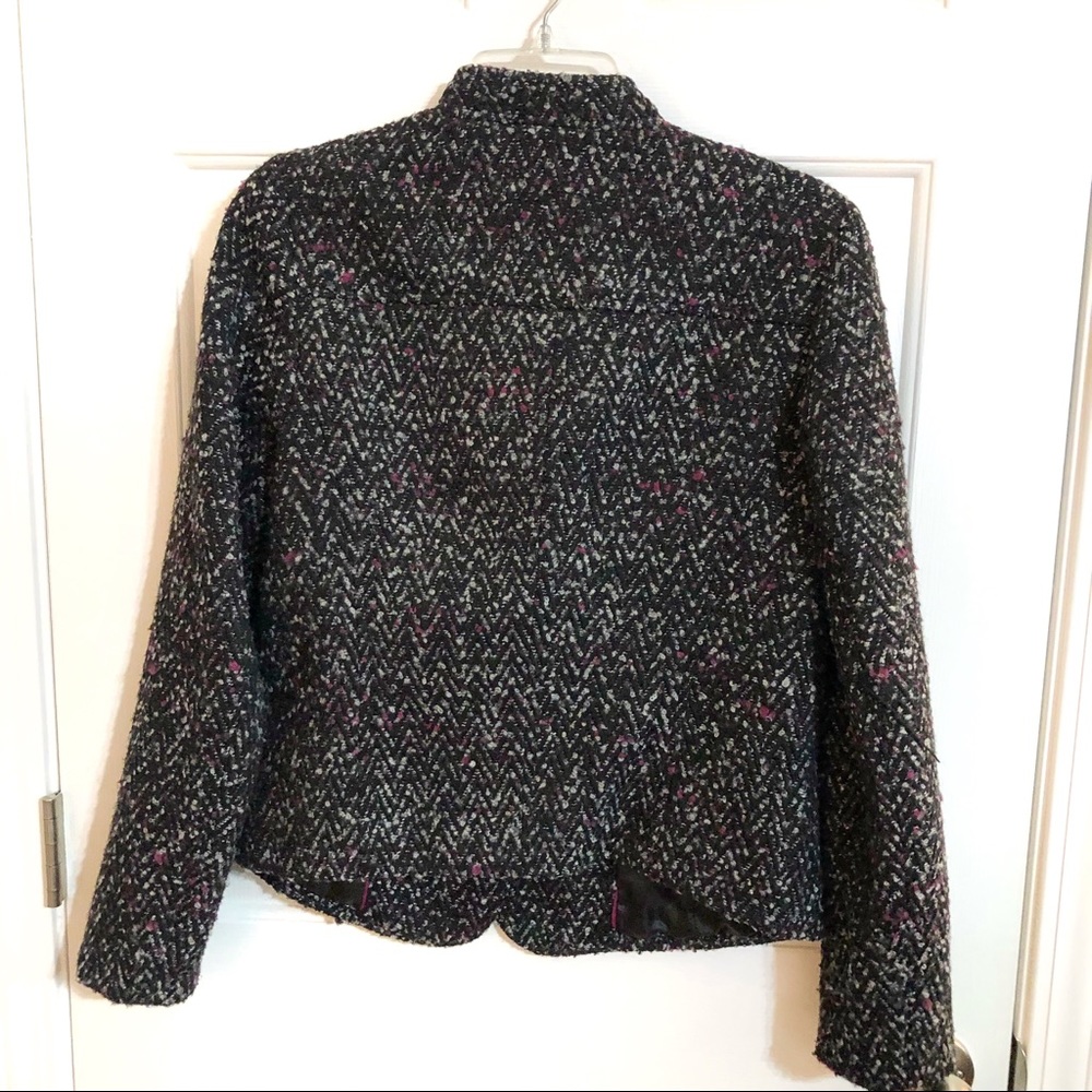 Gap Textured Button Up Jacket Sz M - Picture 3 of 6